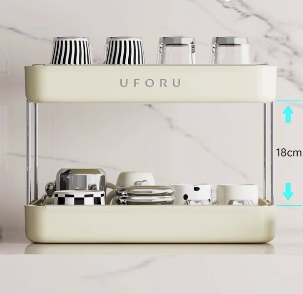 Kệ đựng cốc uống nước UFORU 3 tầng
